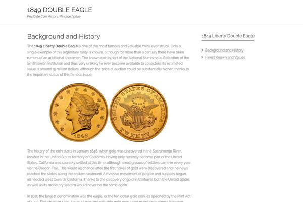 1849doubleeagle.org site used Vanilla