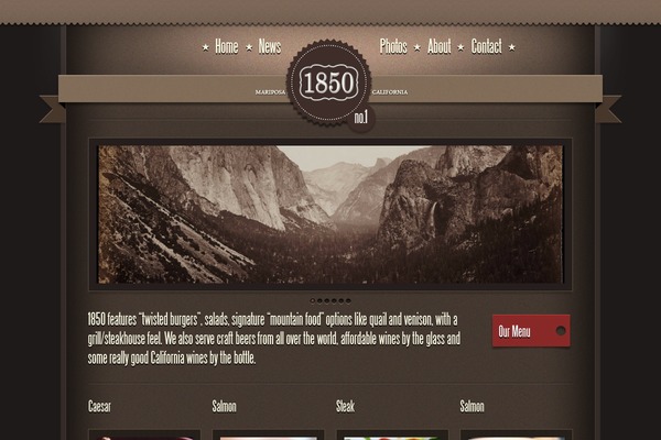 Adora theme site design template sample