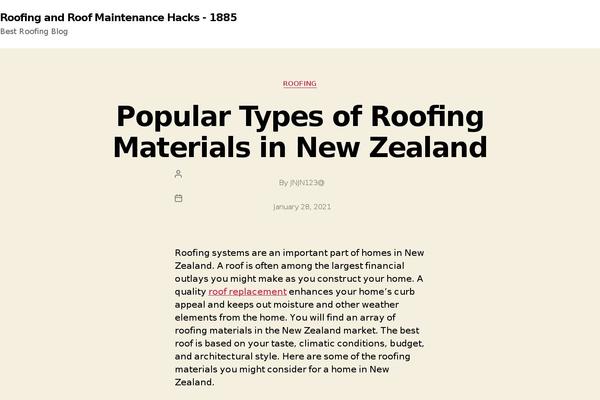 Twenty Twenty theme site design template sample