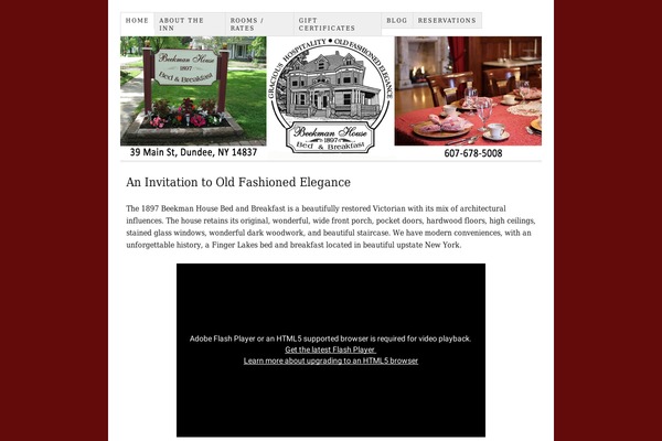 Thesis 1.8.3 theme site design template sample