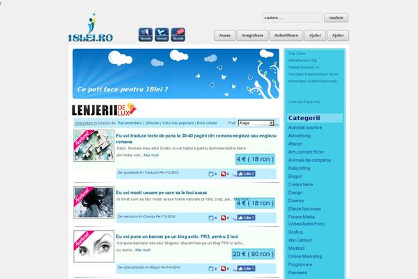 Envision theme site design template sample
