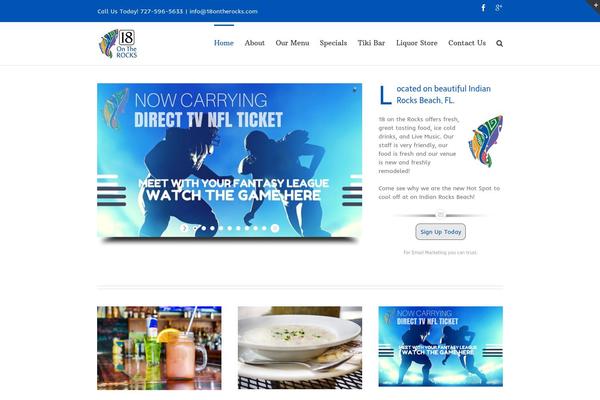 Avada theme site design template sample