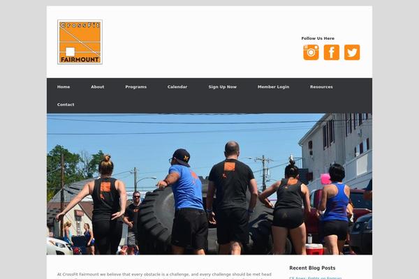 Vantage theme site design template sample