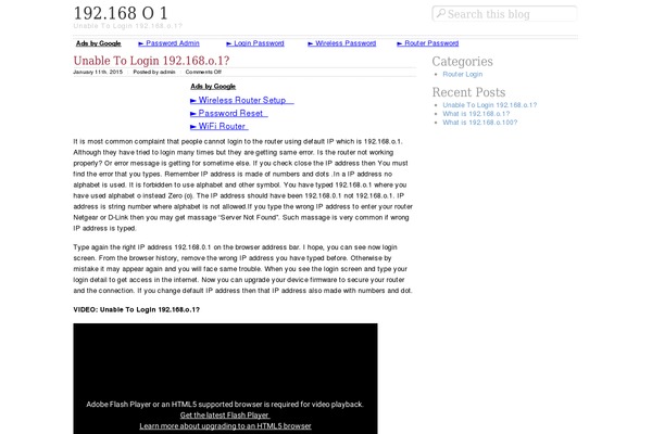 Svelt theme site design template sample
