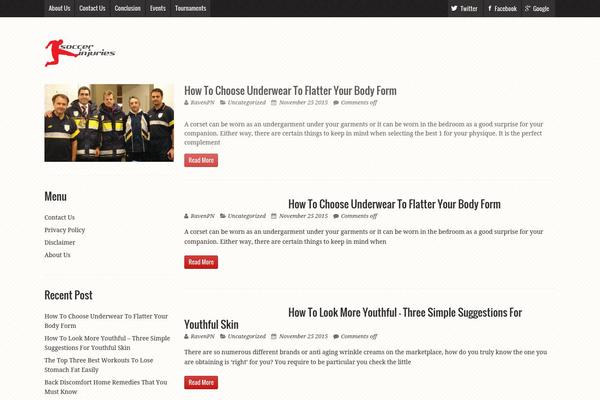 Wildfire theme site design template sample