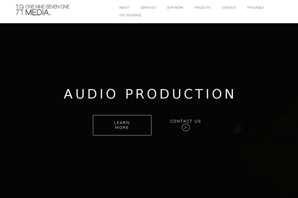 Visia theme site design template sample