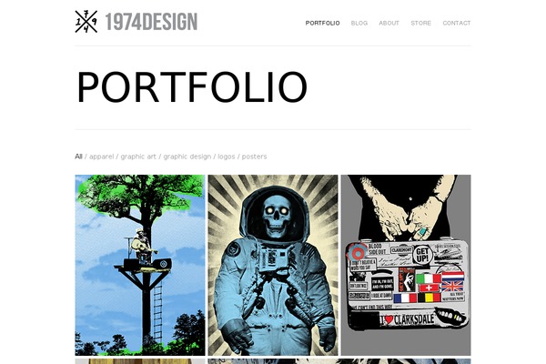 Cartel theme site design template sample
