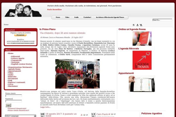 Mission News theme site design template sample