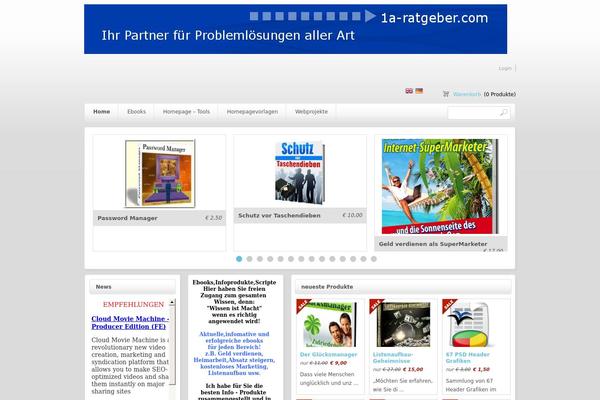 Shopified theme site design template sample