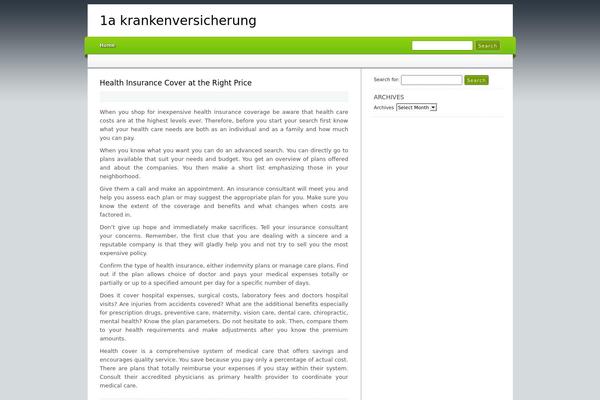 Tmp theme site design template sample