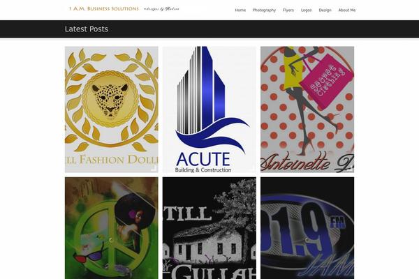 Snapshot theme site design template sample