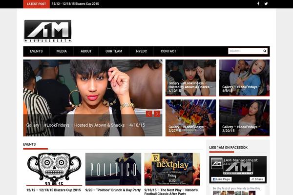 ProfitMag theme site design template sample