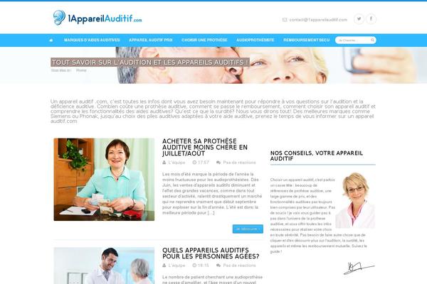 Official theme site design template sample