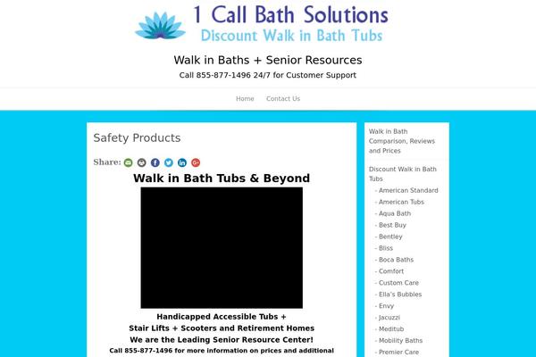 1callbathsolutions.com site used Base WP