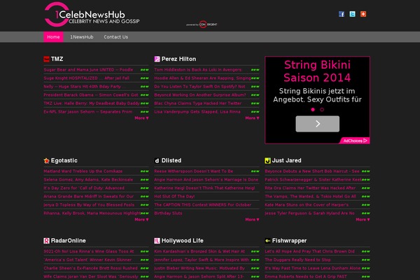 Onenews Premium theme site design template sample