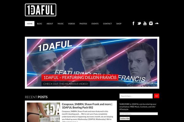 Soundwave theme site design template sample