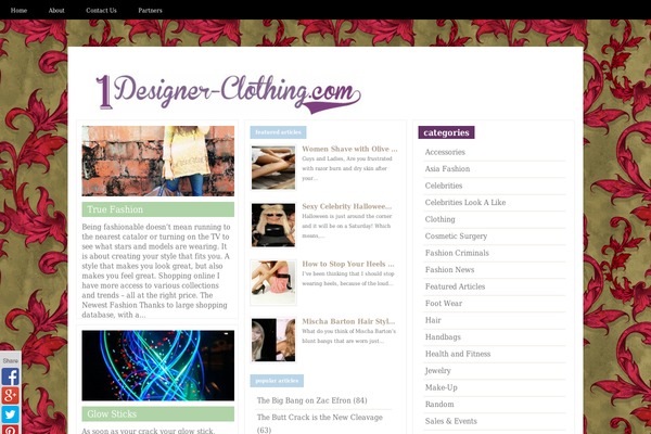 Influx theme site design template sample