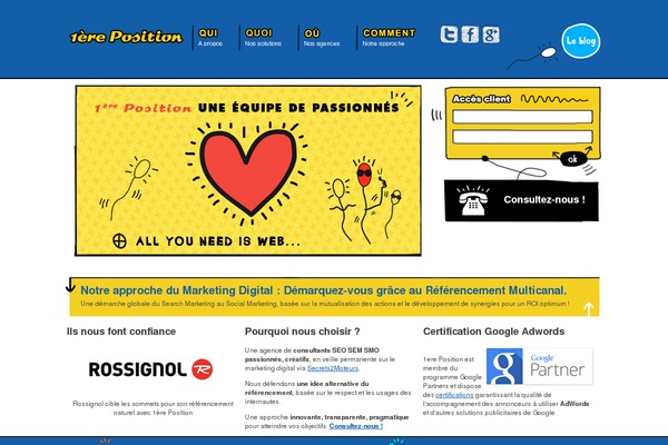 1ere-position.fr site used M1press-theme