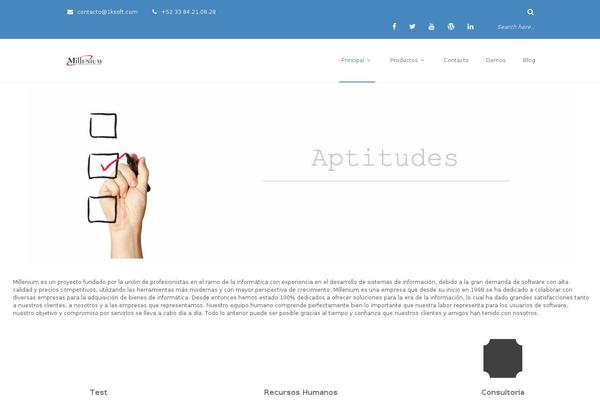 Maskitto Light theme site design template sample