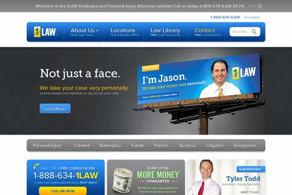 1law WordPress theme, websites list used 1law theme 1law theme websites examples