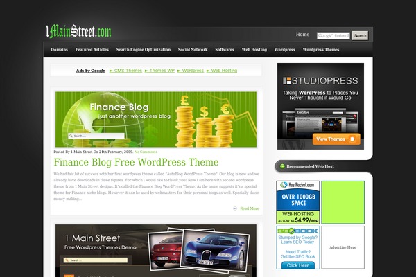 Studioblue theme site design template sample