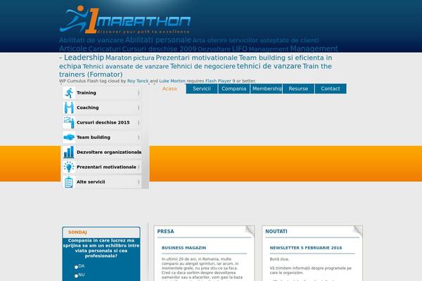 1marathon.ro site used Marathon