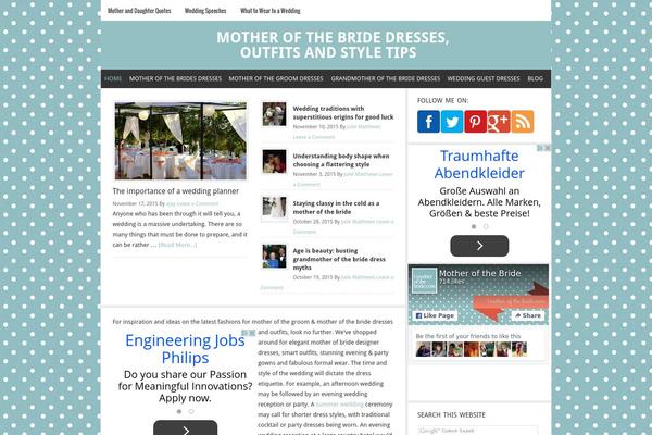 News theme site design template sample