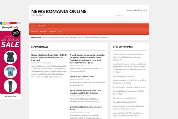 Presence theme site design template sample