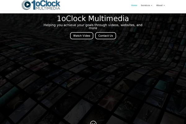 Divi theme site design template sample