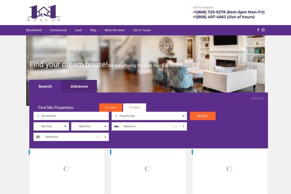 Site using Wp-realestate-manager plugin