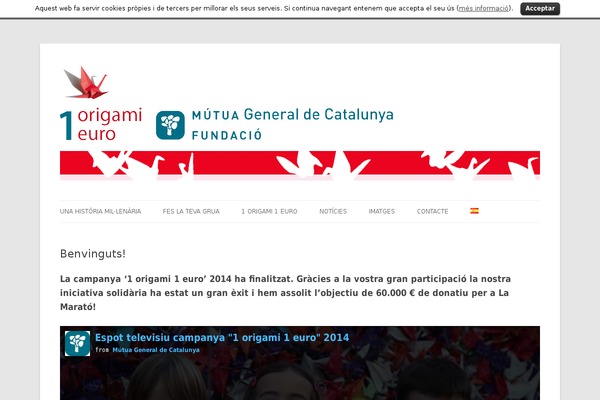 Origami theme site design template sample