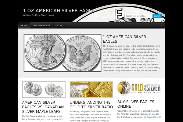1ozamericansilvereagle.com site used Corporate