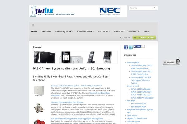 Woostore theme site design template sample