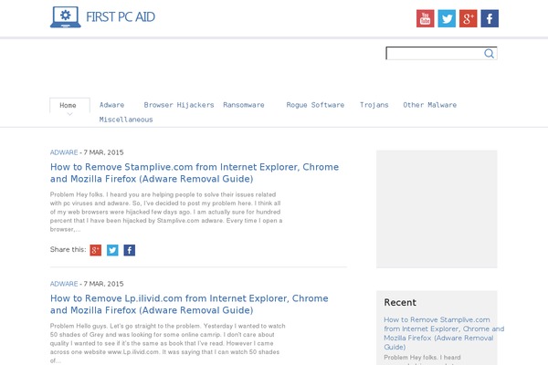 Blog theme site design template sample