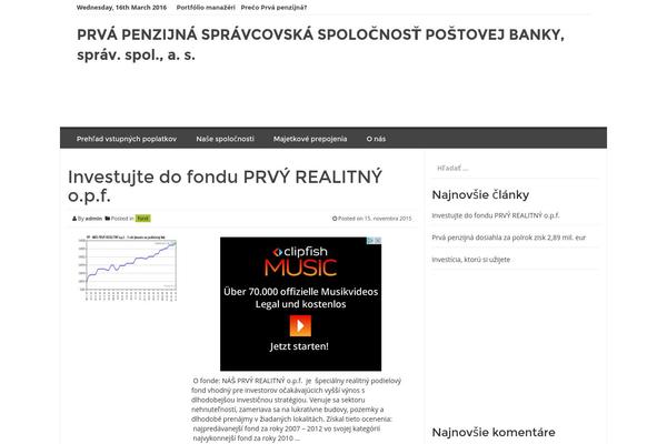 Smart Magazine theme site design template sample