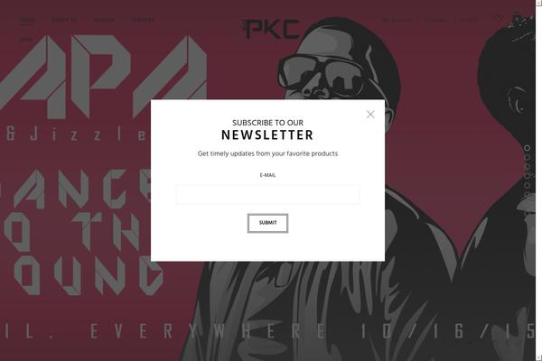 North theme site design template sample