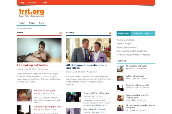MesoColumn theme site design template sample