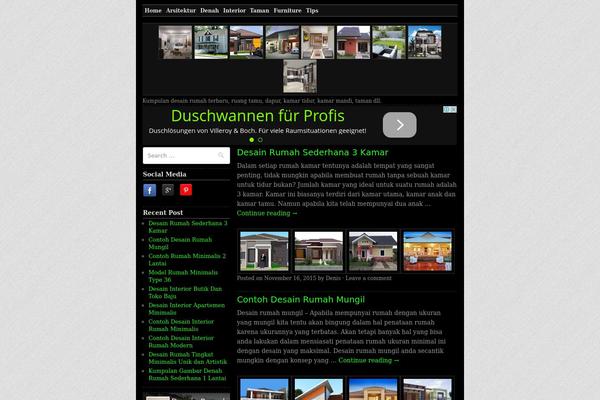 Booster theme site design template sample