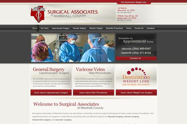 Sam theme site design template sample