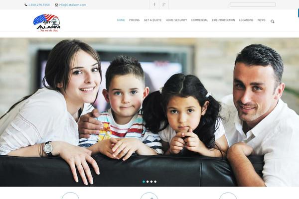 Durus theme site design template sample