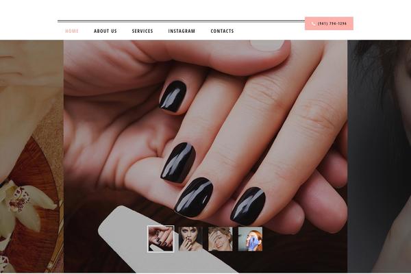 Nailsbar theme site design template sample