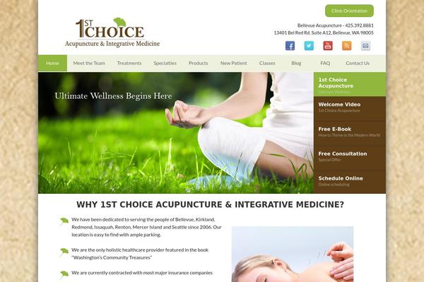 Enspire theme site design template sample