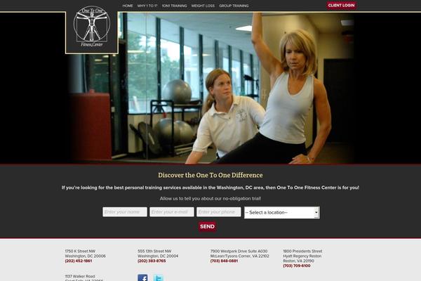 1to1fitness.com site used Onetoone
