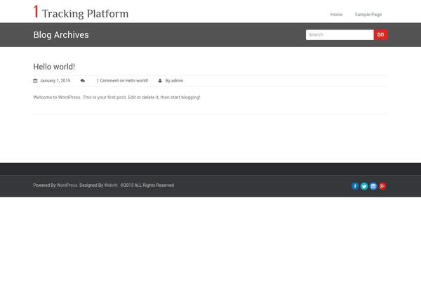 Rambo theme site design template sample