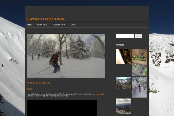 Twenty Twelve theme site design template sample