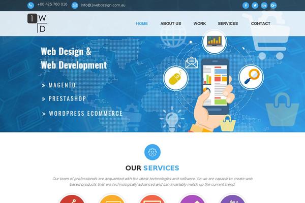 Webdesign theme site design template sample