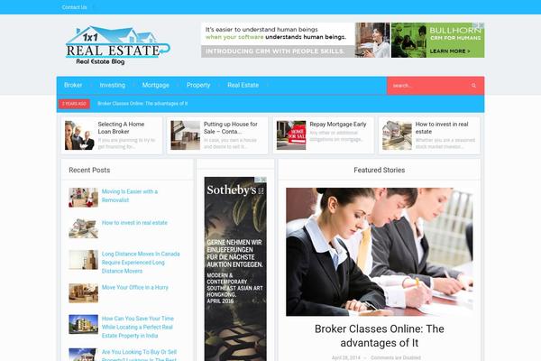 Alpha theme site design template sample