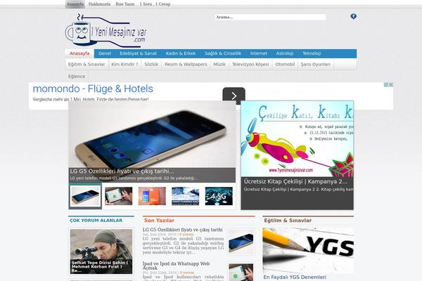 News Today theme site design template sample