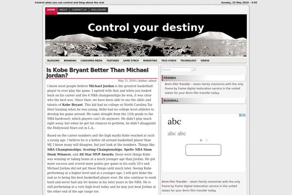RedLine theme site design template sample