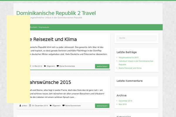Travelify theme site design template sample
